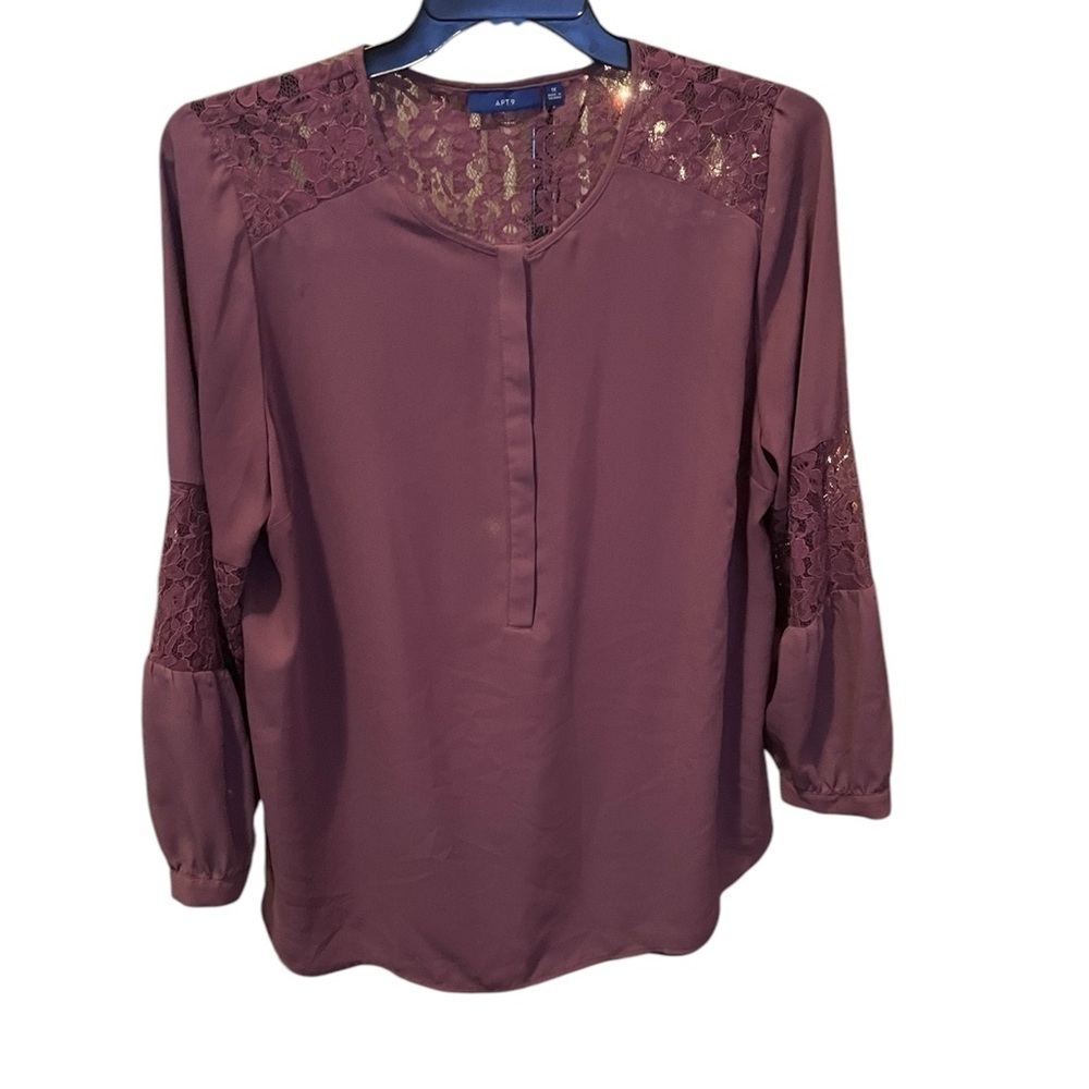 Apt 9 Women’s Lace Plus Size Blouse